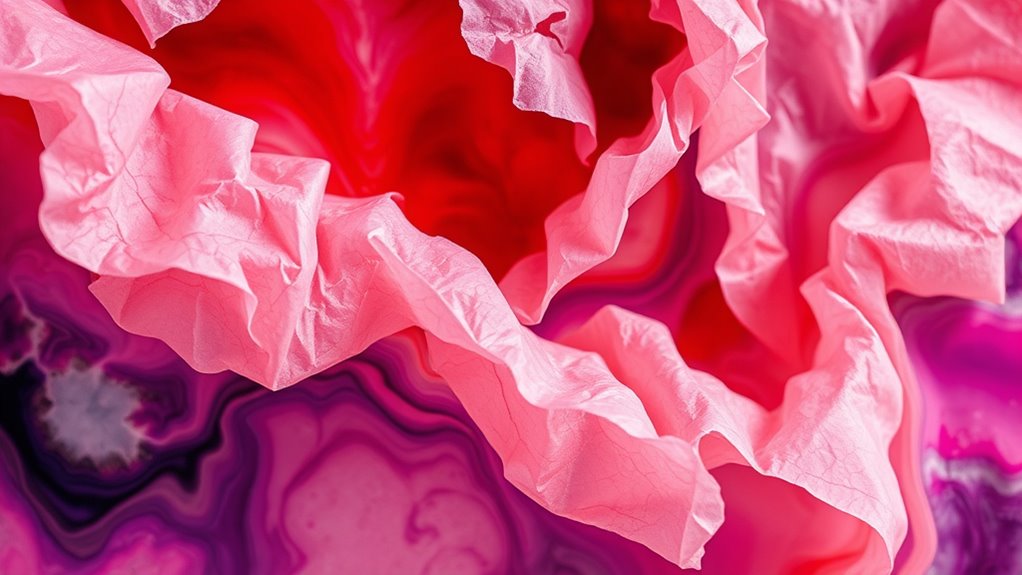 color bleeding tissue techniques