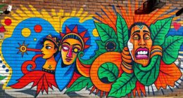 colorful brazilian murals