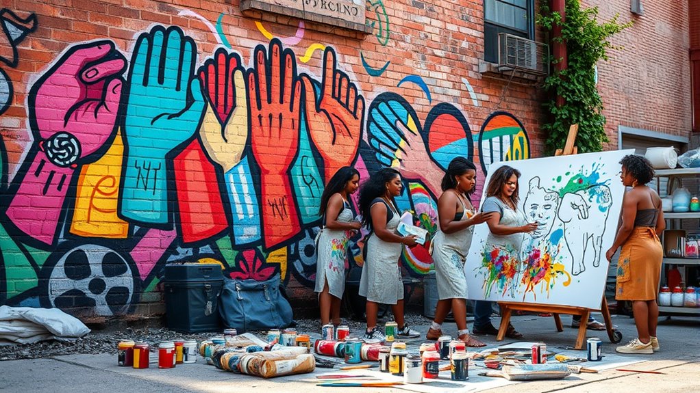community art fosters social engagement