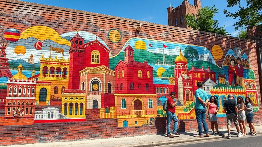 community murals celebrate local history