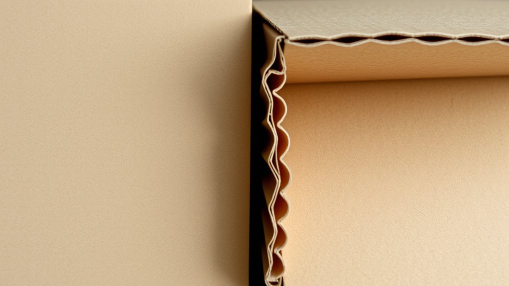 comparison of cardboard and corrugated