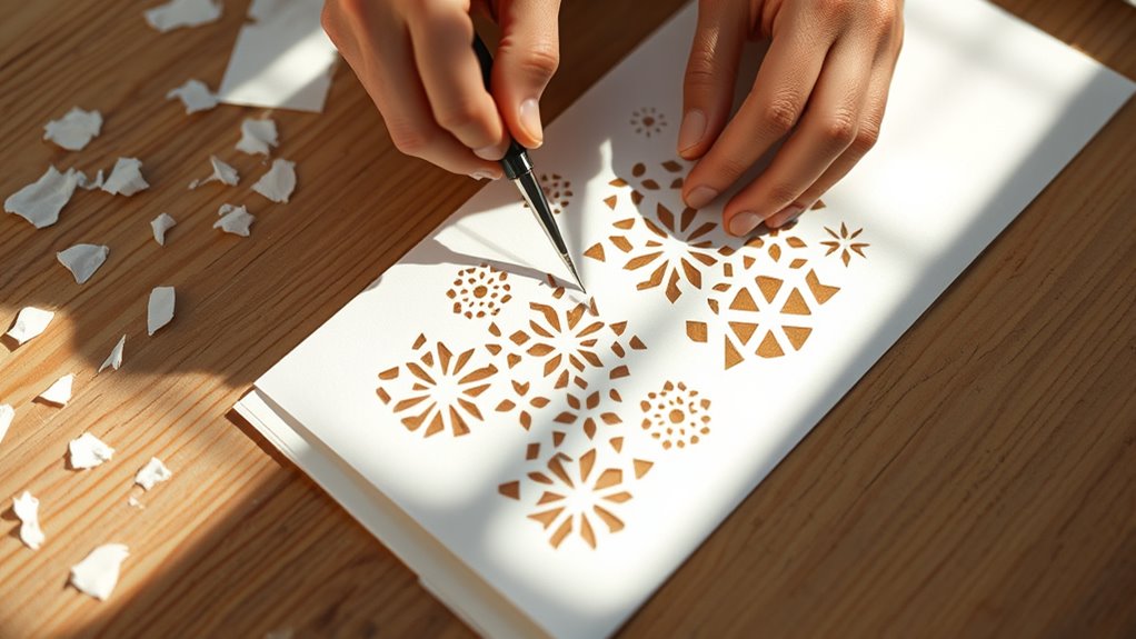 creating paper stencils