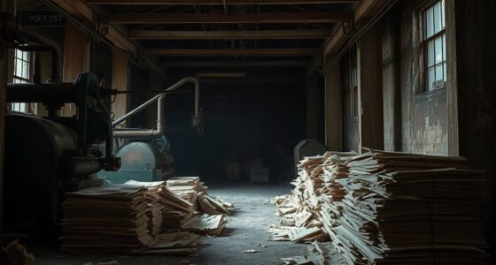 decrease in rag paper manufacturing