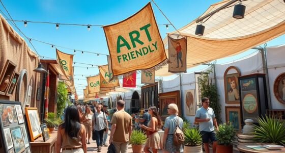 eco friendly art event practices