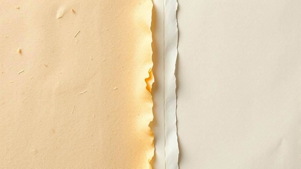 historical writing material comparison