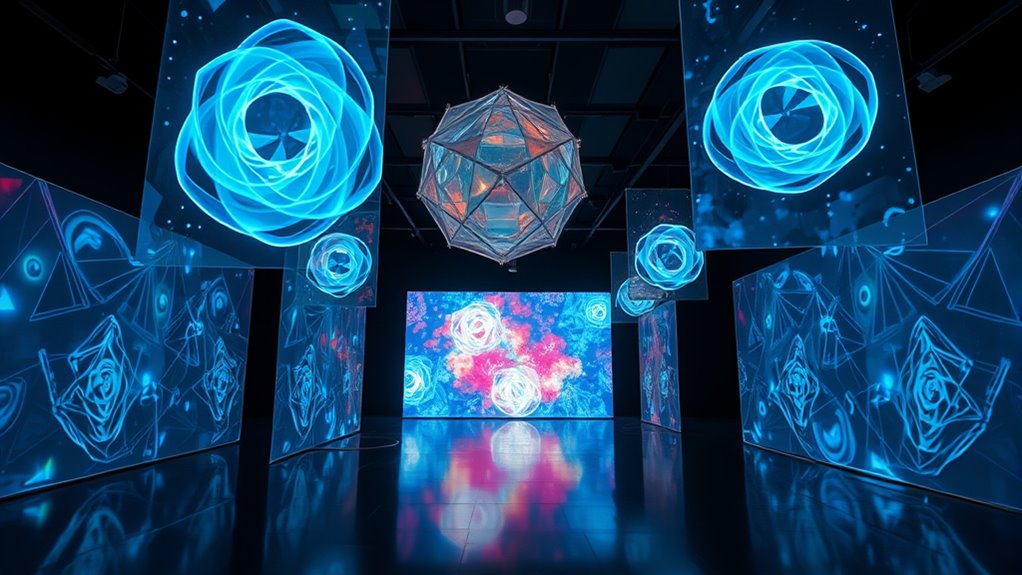 holographic art installations