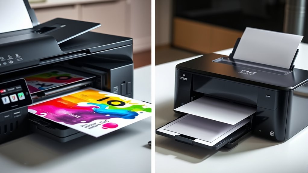 inkjet vs laser comparison
