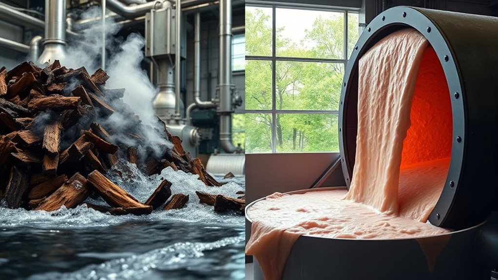 kraft versus sulfite pulping