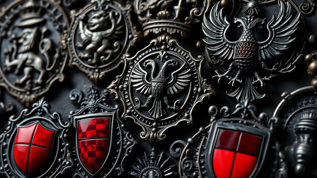 medieval heraldic symbolic craftsmanship