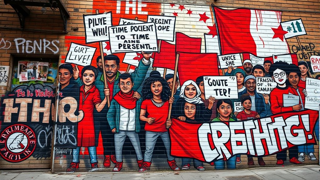 protest art impact and development
