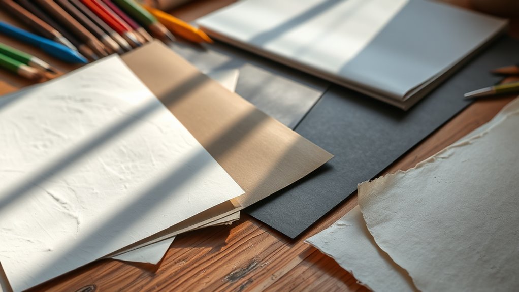 selecting appropriate art paper