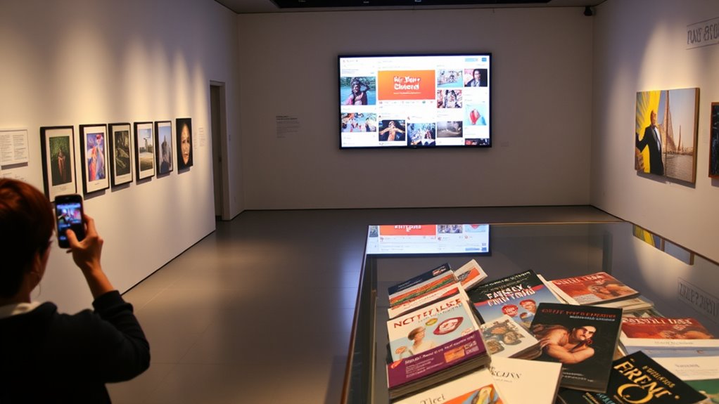 social media and art collection