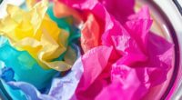 tissue paper dyeing