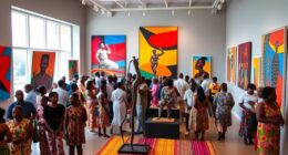 vibrant modern african art