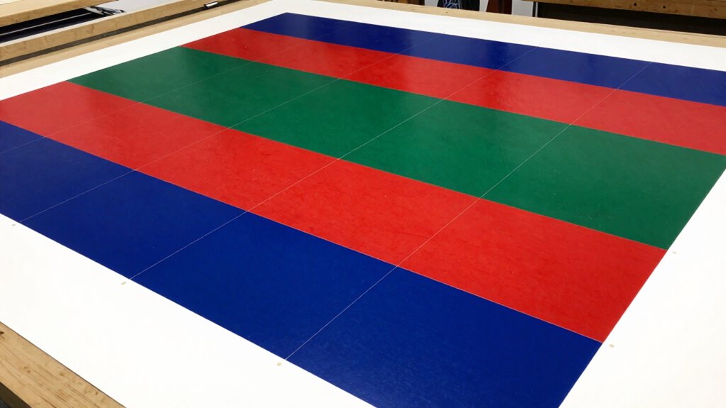 align colors and edges