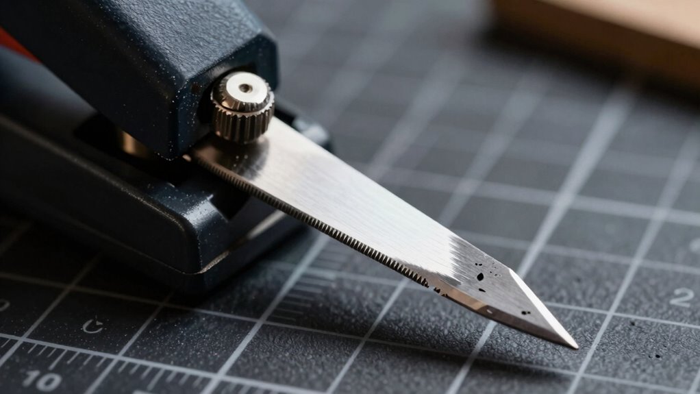 check and sharpen blades