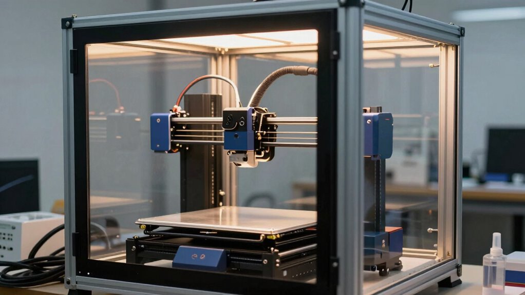 enclosure improves print stability