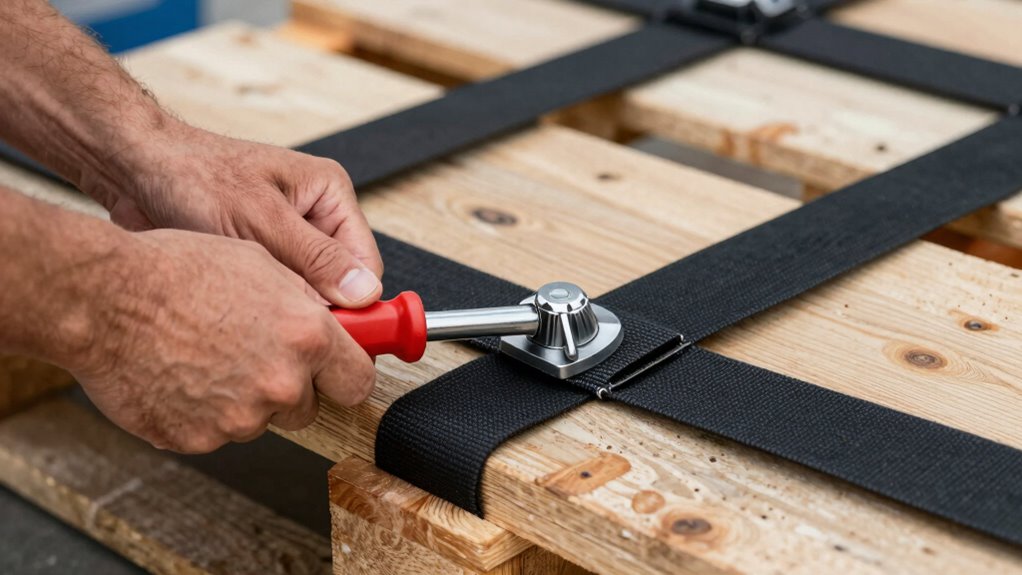 ensure straps are properly tensioned