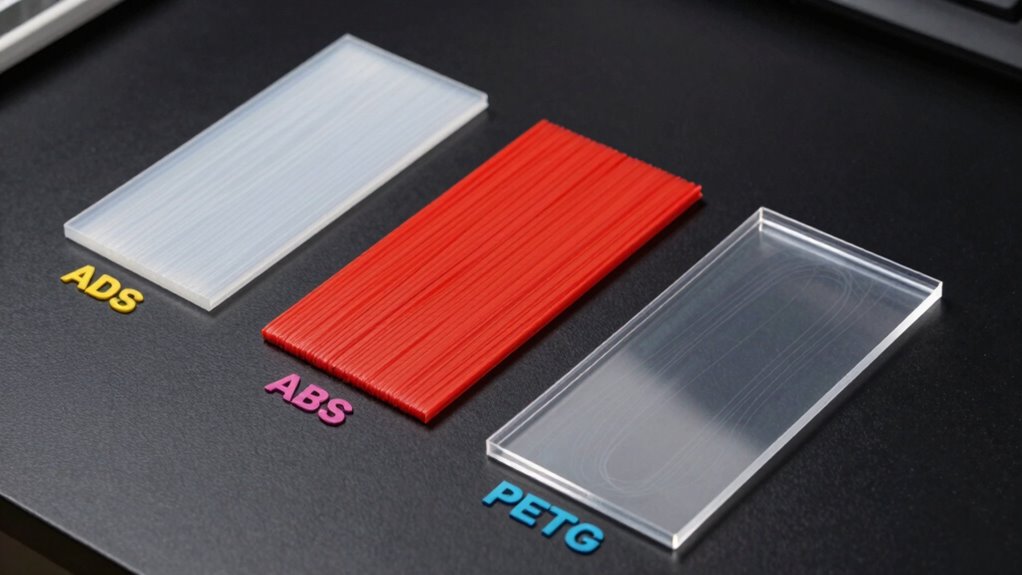 filament types and properties