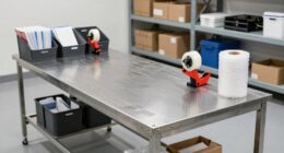 heavy duty packaging workstation tables