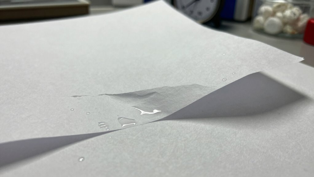 humidity causes paper curling