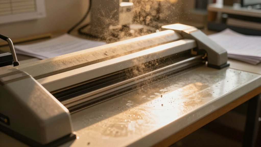 keep plotter dust free regularly