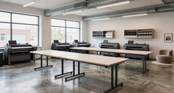 large format studio layout