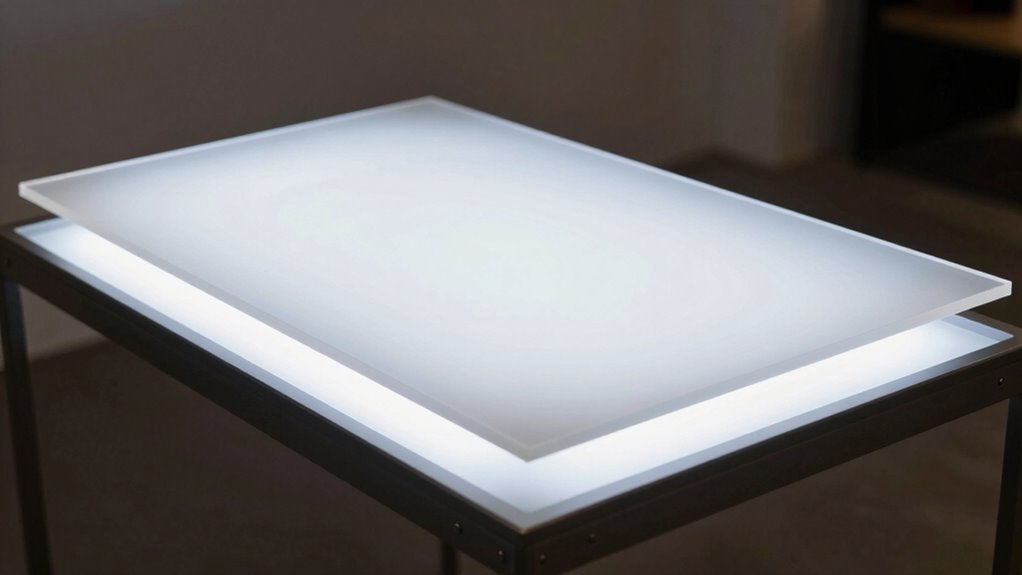 led illuminated viewing surface