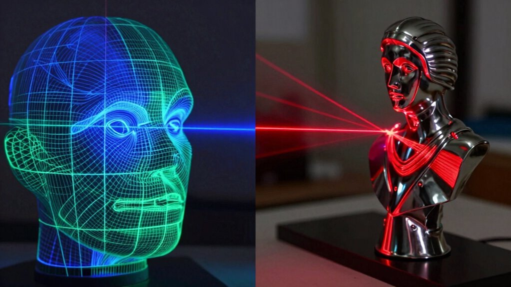 light pattern 3d scanning