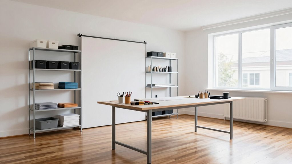 maximize space with organized storage