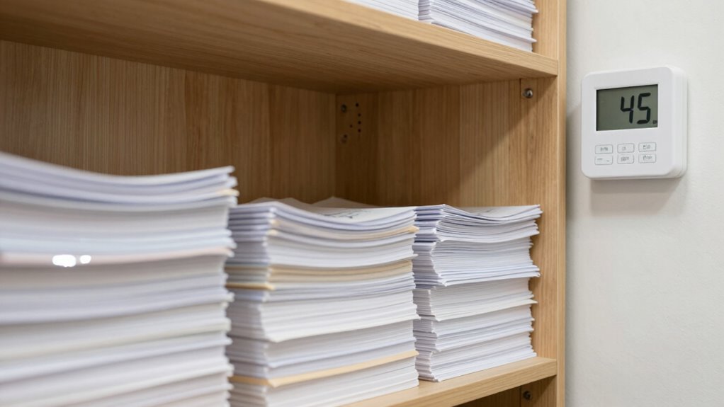 monitor and control storage humidity