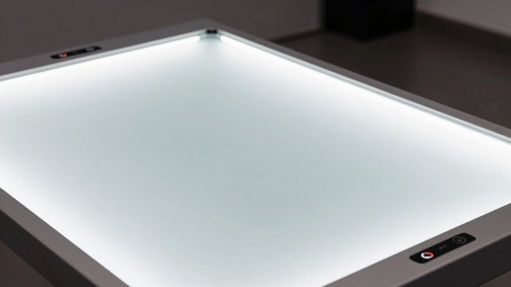 optimal light table setup