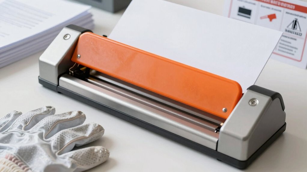 paper cutter accident prevention