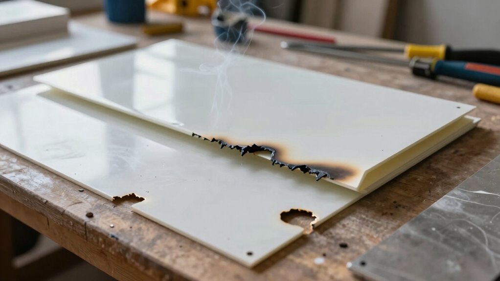poisonous dioxin emissions during cutting