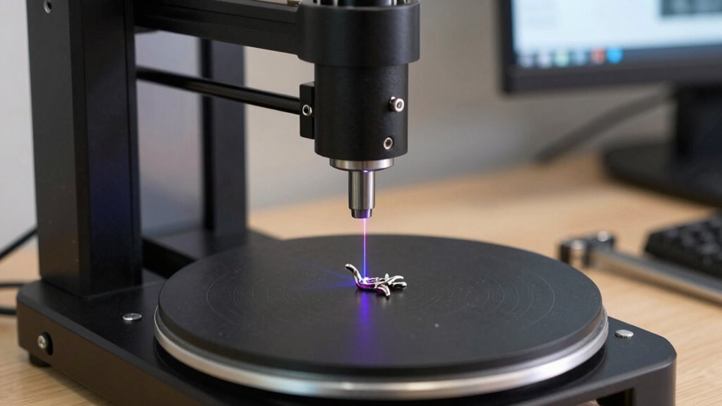 precise small object scanning