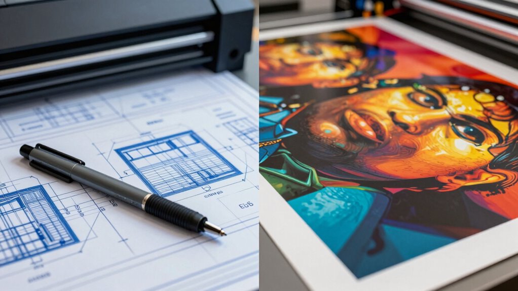 precision versus vibrancy focus