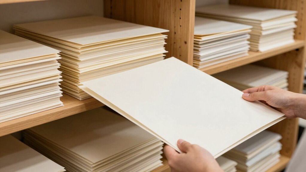 proper flat artwork storage
