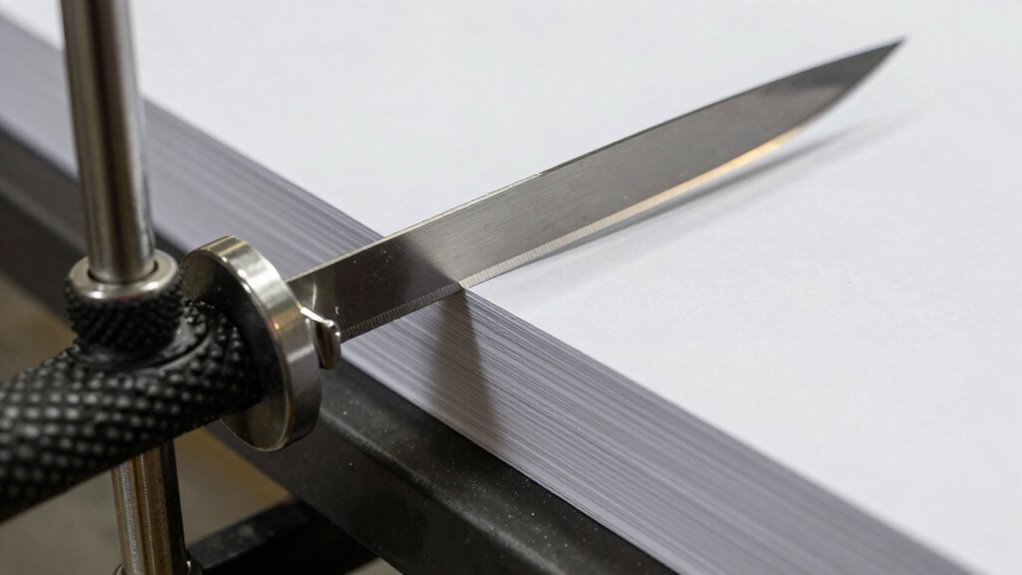 proper stack and blade tension