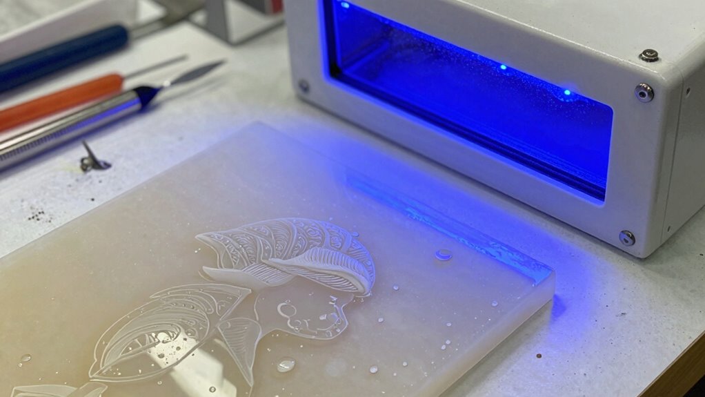 repeat washing and curing