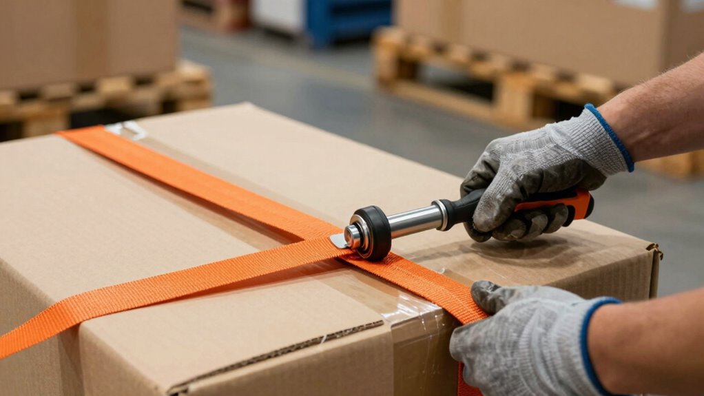 secure straps during transit