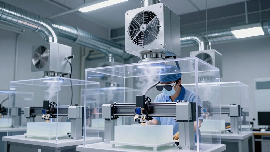 select appropriate ventilation systems