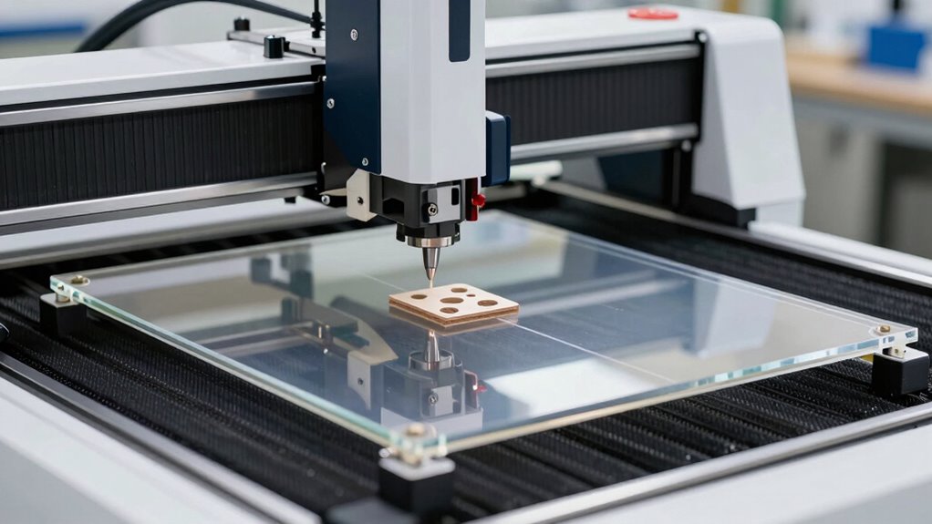 selecting appropriately sized laser bed