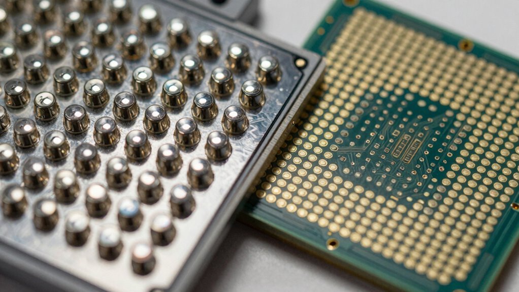 sensor component arrangement differences