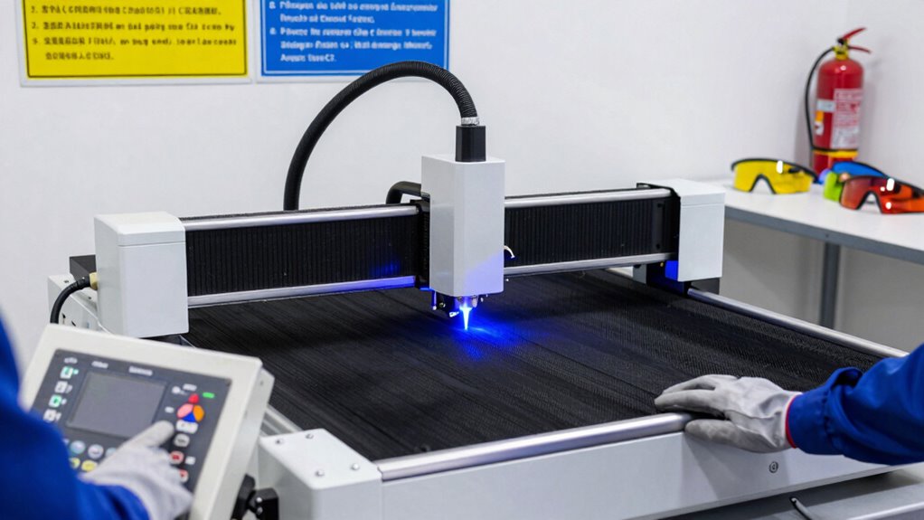 set laser power safely