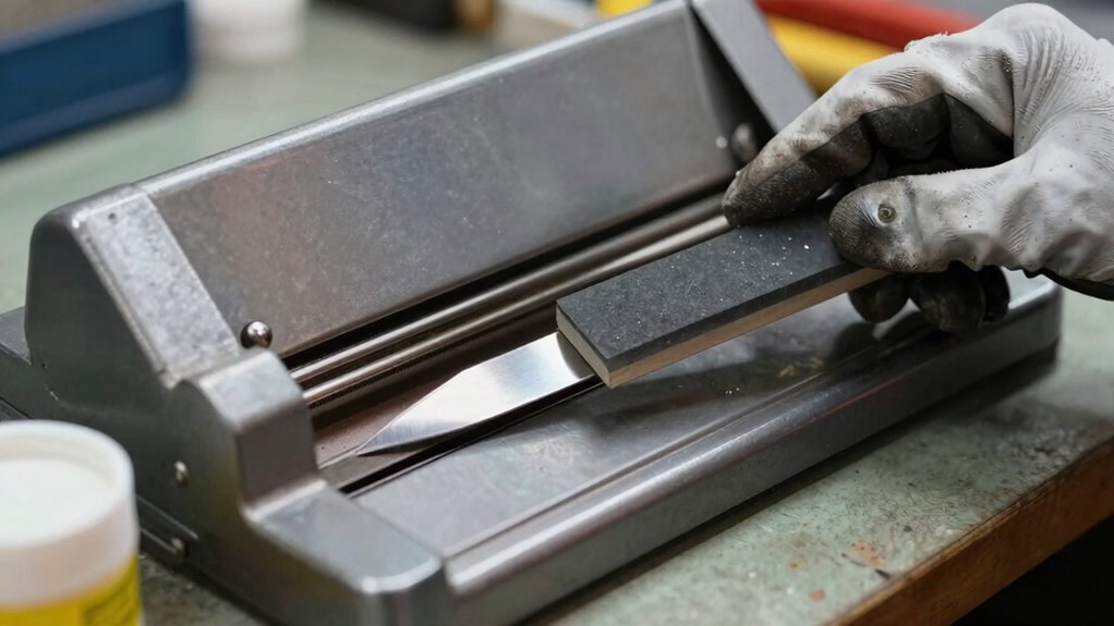 sharpen safely or seek help