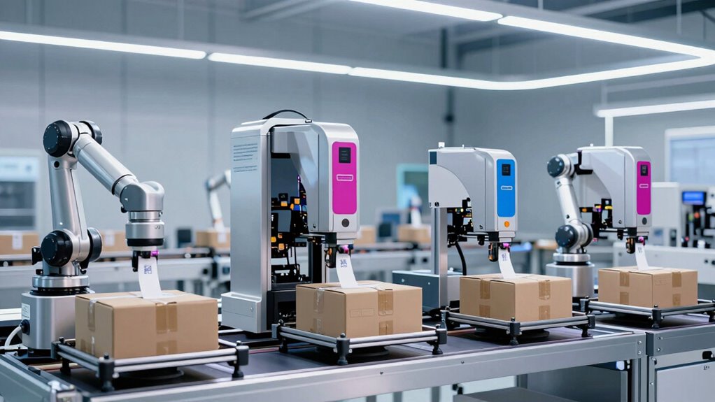 top box label applicators