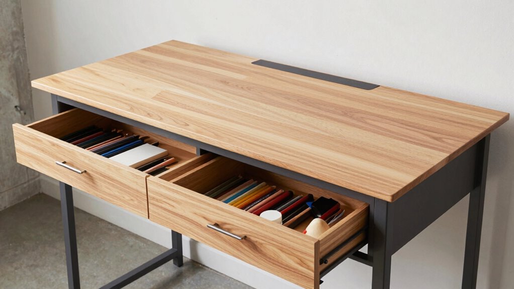 top drafting tables with drawers