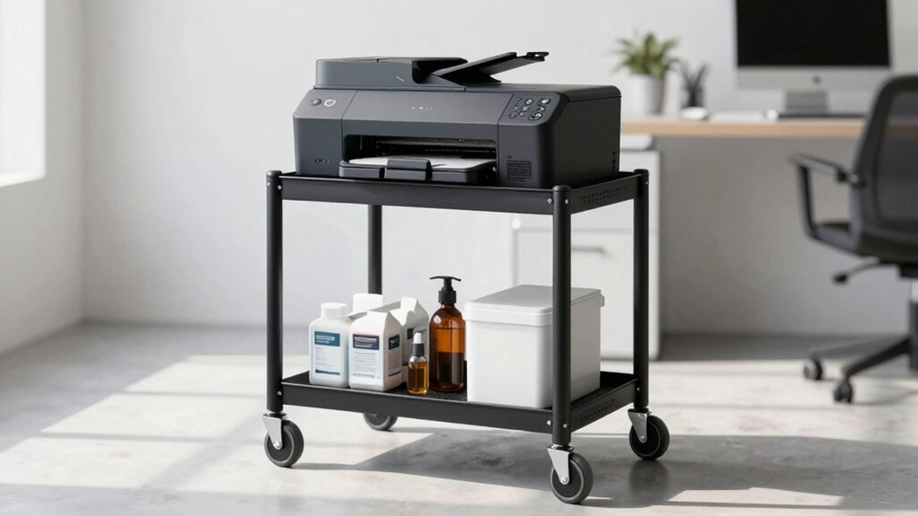 top heavy duty printer carts