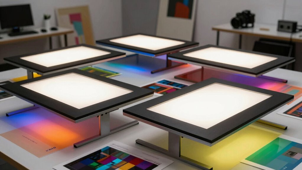 top large format light tables