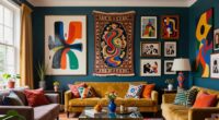 bold expressive wall decor